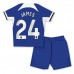 Chelsea Reece James #24 Hjemmedraktsett Barn 2023-24 Korte ermer (+ Korte bukser)